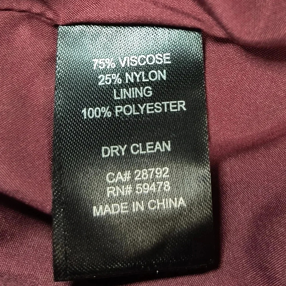 House of Harlow 1960 Burgundy Velvet Mini Dress with Shoulder Ties, S, NWT - Picture 11 of 12